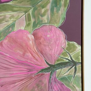 Quadro 63 x 83 cm / Hibisco 001 - Mon Jardin, 2024