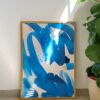 PRINT A1 Emoldurado / Abstrato Azul
