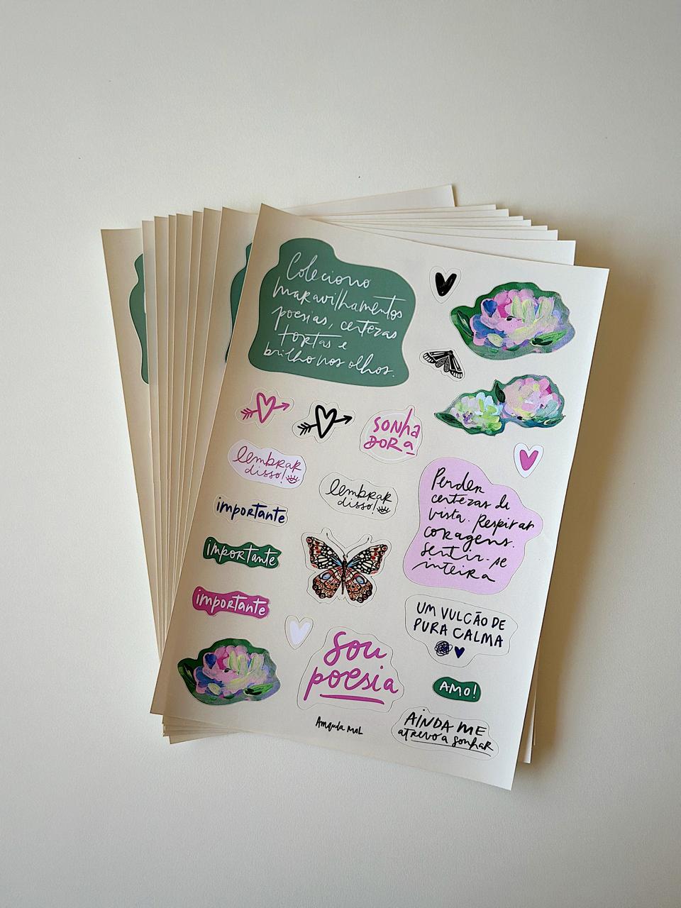 Cartela de Adesivos - Imagem 4