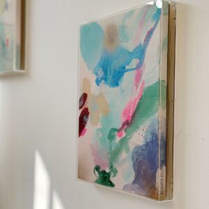 Caixa Acrílica Abstrato #01 / 30 x 40 x 4 cm