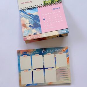Kit Calendário de Mesa 2026 + Planner Semanal