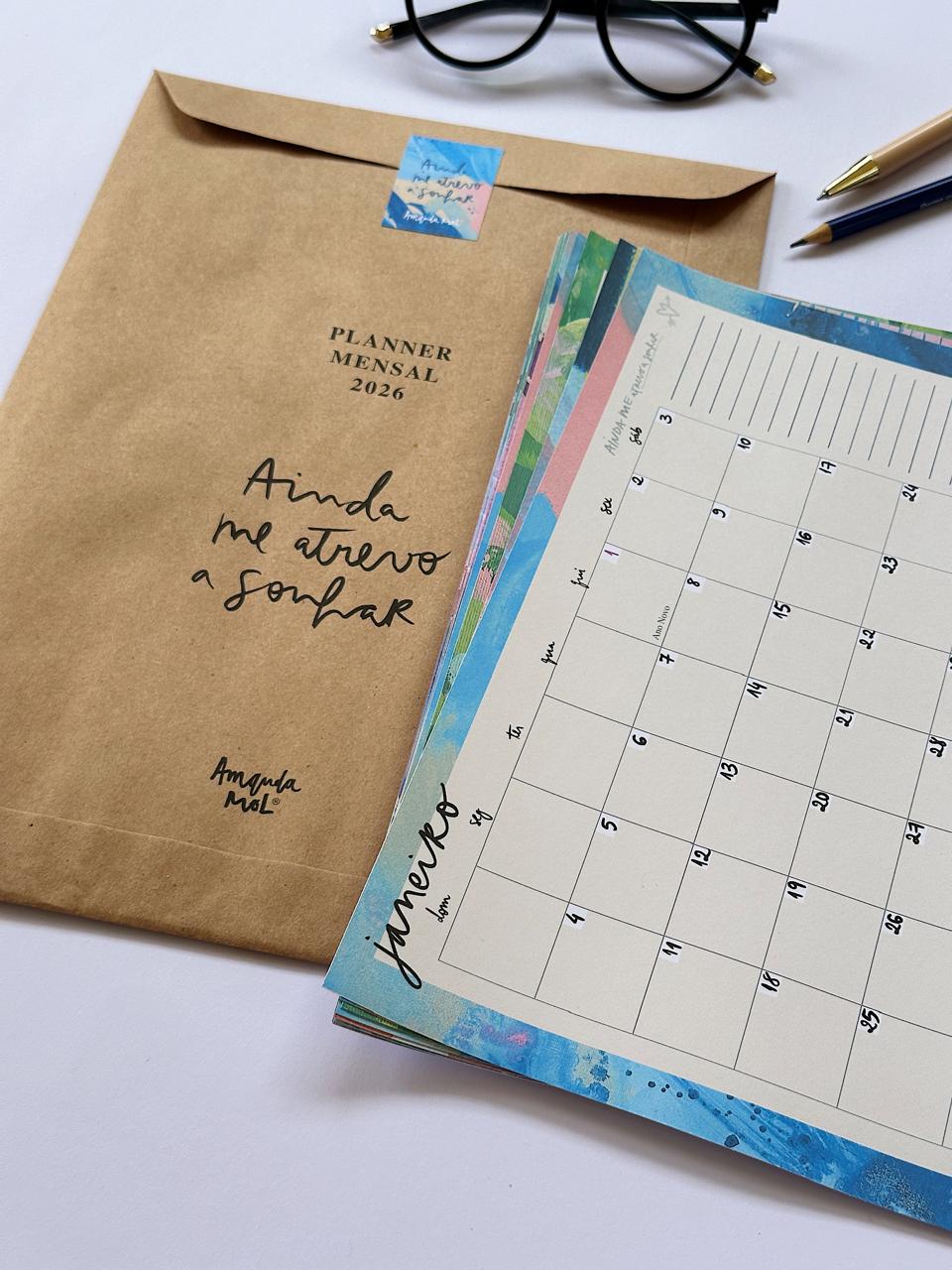 Planner Mensal 2026 | Folhas Soltas - Imagem 7