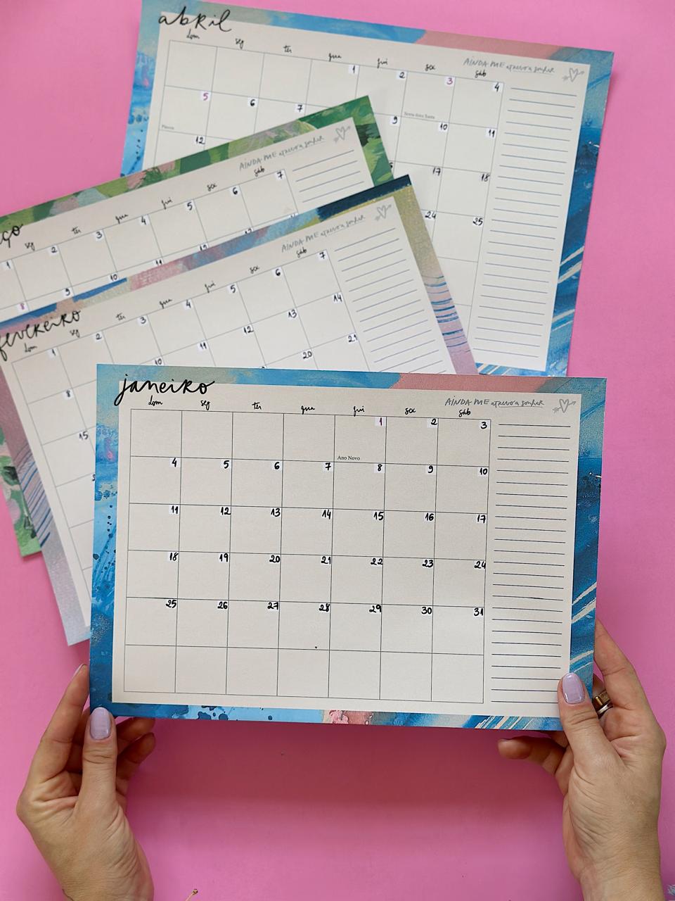 Planner Mensal 2026 | Folhas Soltas - Imagem 5