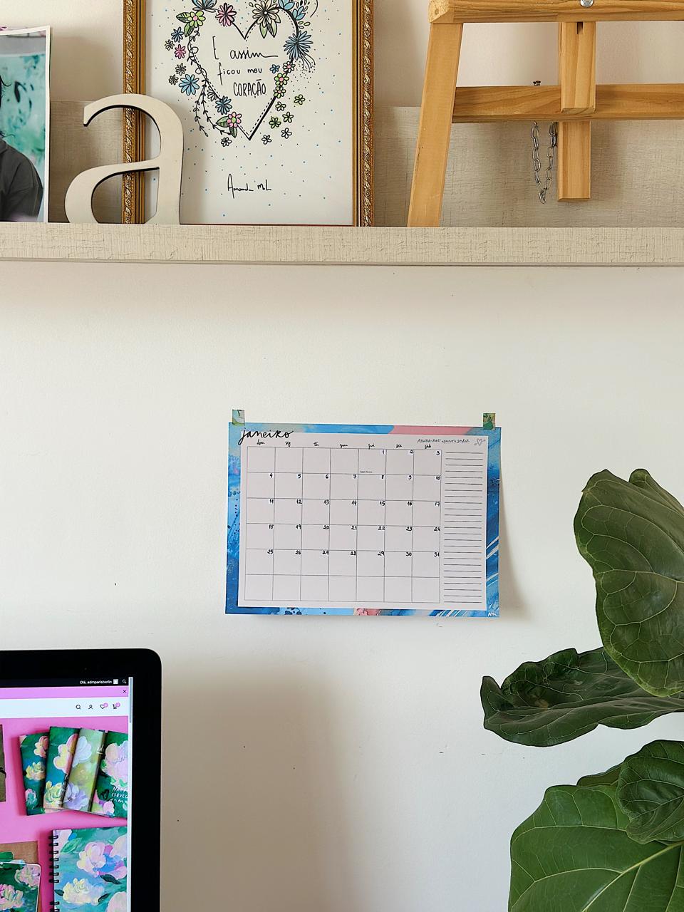 Planner Mensal 2026 | Folhas Soltas - Imagem 2