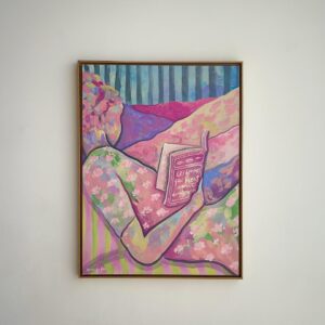 Quadro Les femmes qui lisent sont dangereuses / 73 x 63 cm