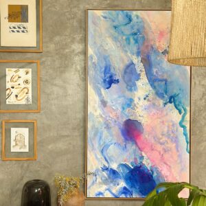 Quadro coreografia das águas / 159 x 88 cm