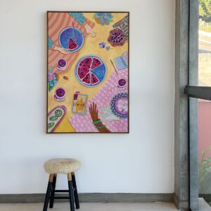 Quadro Colecionadora de Agoras / 123 x 83 cm