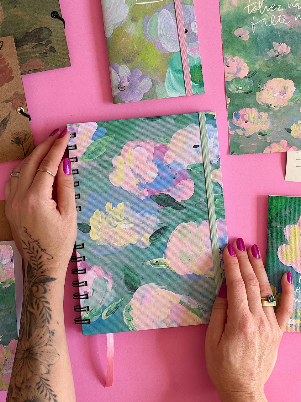 Caderno Giverny A5 - Pautado ou Papel Pólen