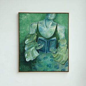 Quadro Les femmes qui lisent sont dangereuses #04 | 83 x 98 cm