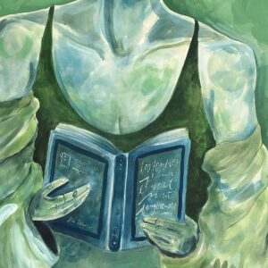 Quadro Les femmes qui lisent sont dangereuses #04 | 83 x 98 cm