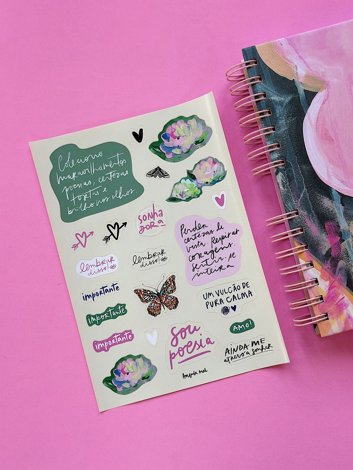 Agenda Permanente + Adesivos - Imagem 10