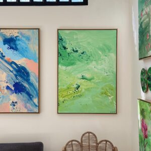 Quadro Oceano Verde |  103 x 72 cm