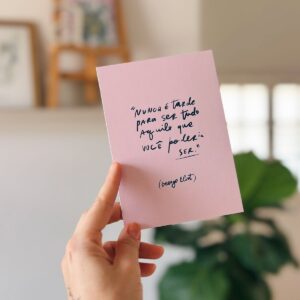 Cartão Postal | Nunca é tarde