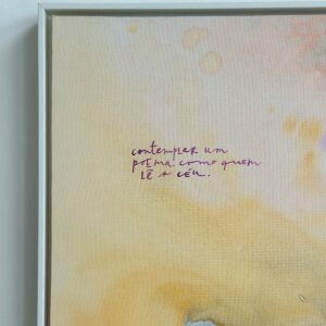 Quadro Contemplar um poema como quem lê o céu | 72 x 52,5 cm