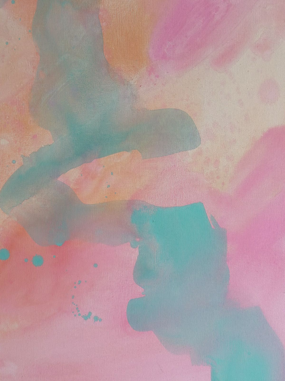 Quadro Céu Rosa e Azul | 103 x 78 cm - Imagem 2