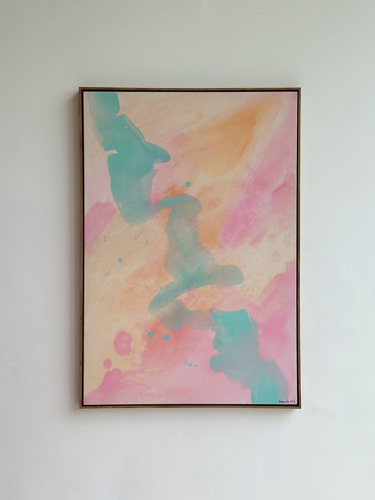 Quadro Céu Rosa e Azul | 103 x 78 cm