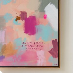 Quadro Ler um poema, honrar seu querer  | 43 x 53 cm