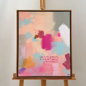 Quadro Ler um poema, honrar seu querer  | 43 x 53 cm