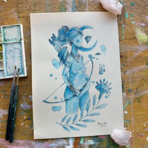 Aquarela Yolanda Papel Natural 250g /  21 x 29,7 cm