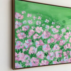 Quadro Sou meu próprio jardim sob céu de fim de tarde | 153 x 73 cm