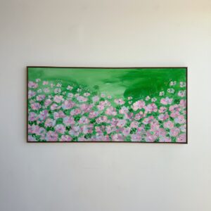 Quadro Sou meu próprio jardim sob céu de fim de tarde | 153 x 73 cm