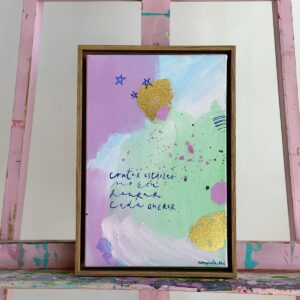 Quadro Honrar cada querer | 22,5 x 32,5 cm