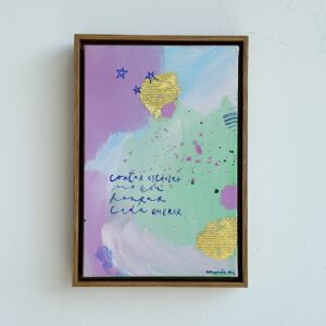 Quadro Honrar cada querer | 22,5 x 32,5 cm